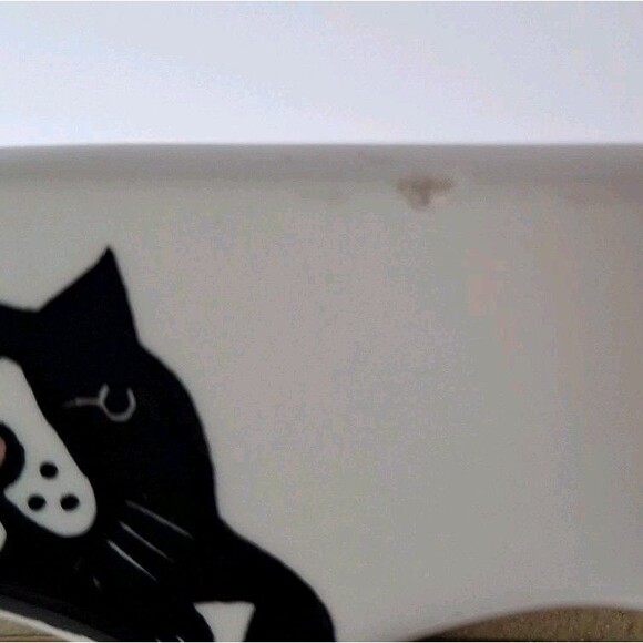 Lorrie Veasey Ceramic Black Cats Purr Photo Picture Frame Our Name Is Mud 4"x4" - Picture 3 of 3